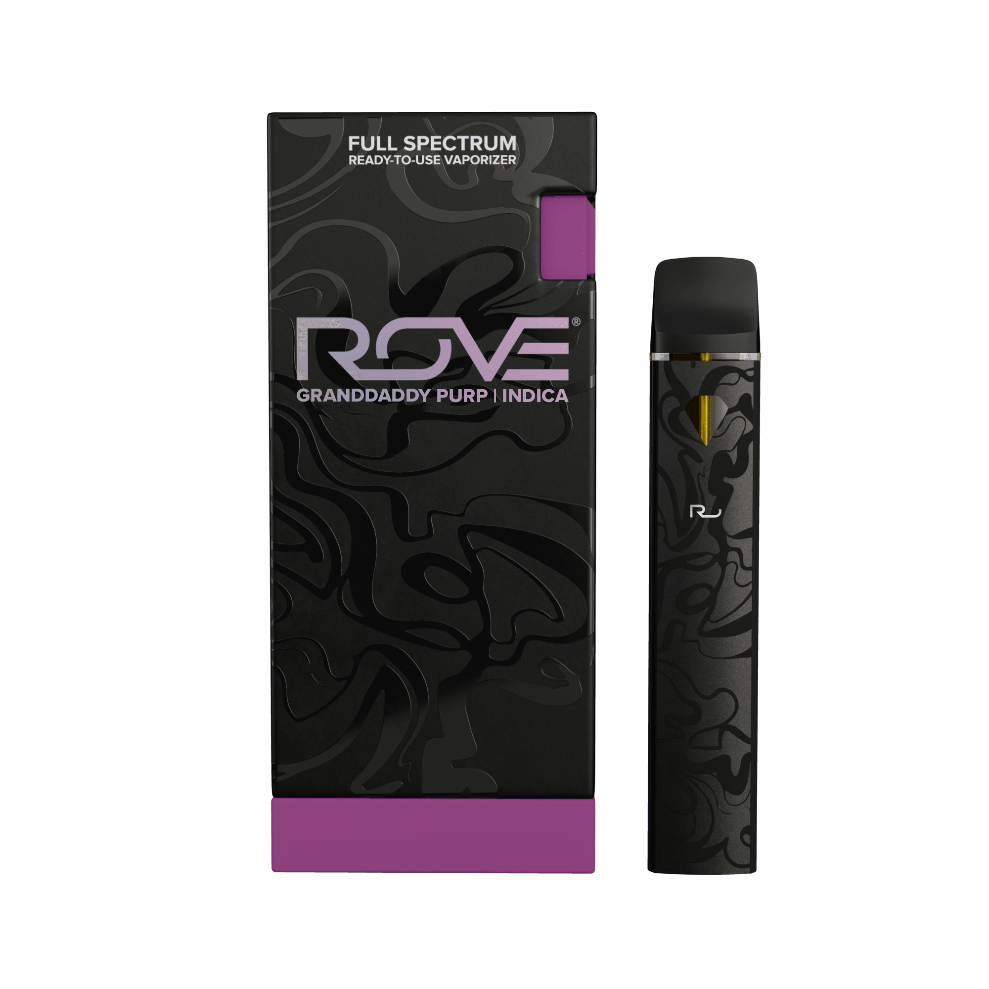 Rove | Granddaddy Purp | Indica | 1G Melted Diamonds Disposable Vape Pen | REC - Main view