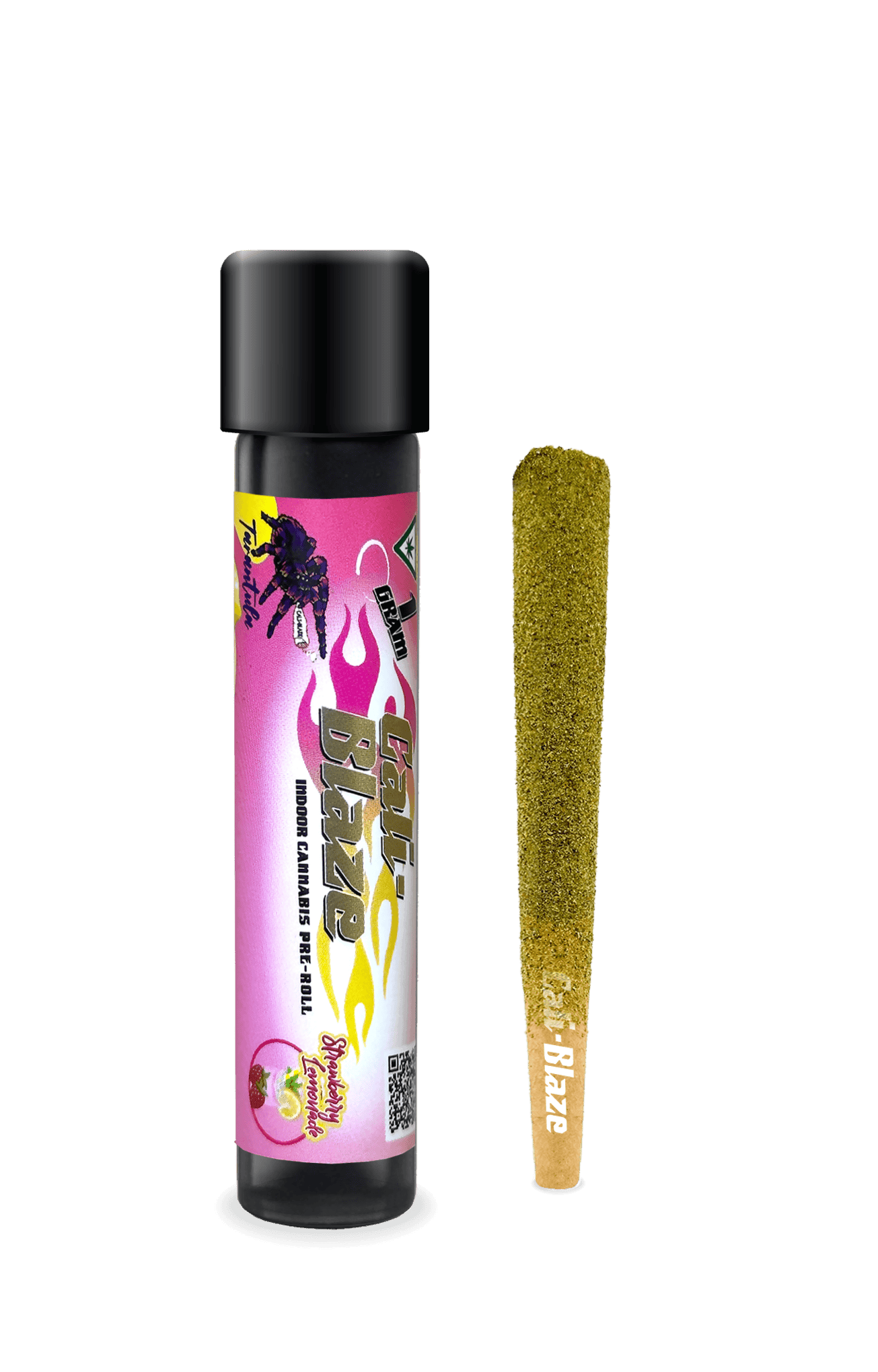 CALI-BLAZE | STRAWBERRY LEMONADE | SATIVA | INFUSED PRE-ROLL | 1.2G | REC - Main view