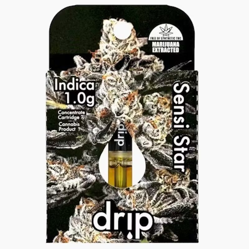 DRIP | SENSI STAR | INDICA | 510 CARTRIDGE | 1G | REC - Main view