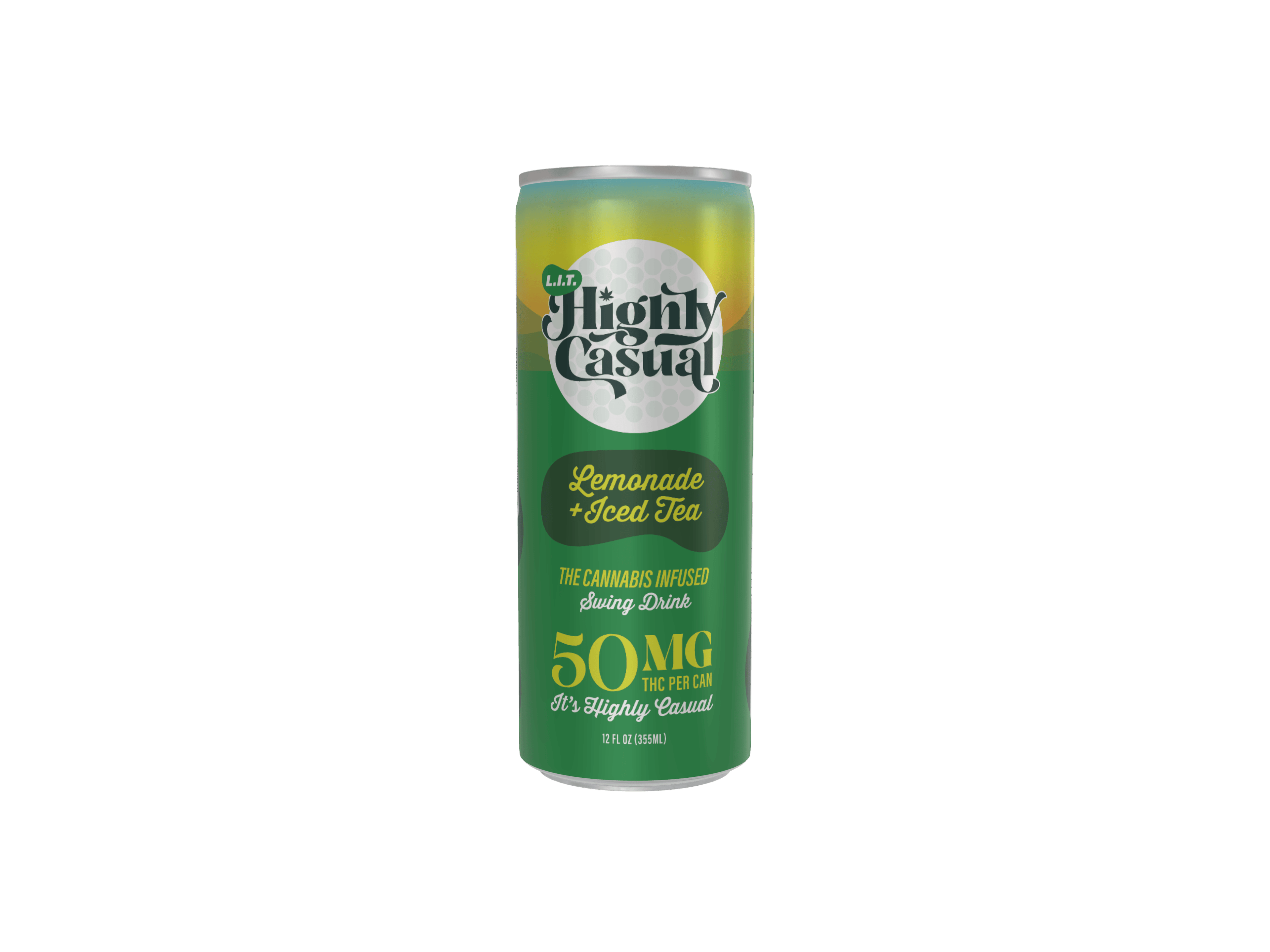 HIGHLY CASUAL | LEMONADE ICED TEA | BEVERAGE | 50MG | REC - Main view