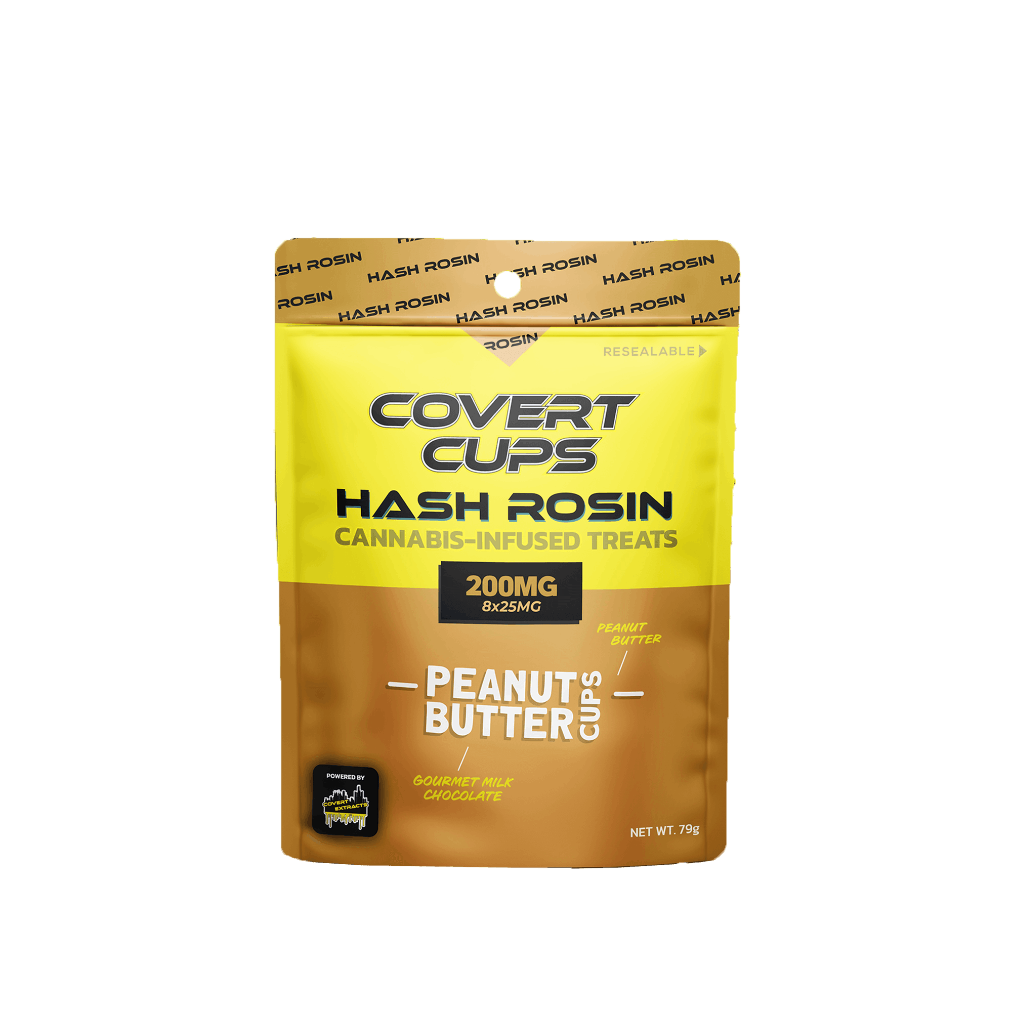 COVERT CUPS | PEANUT BUTTER | HYBRID | HASH ROSIN EDIBLES | 200MG | REC - Main view