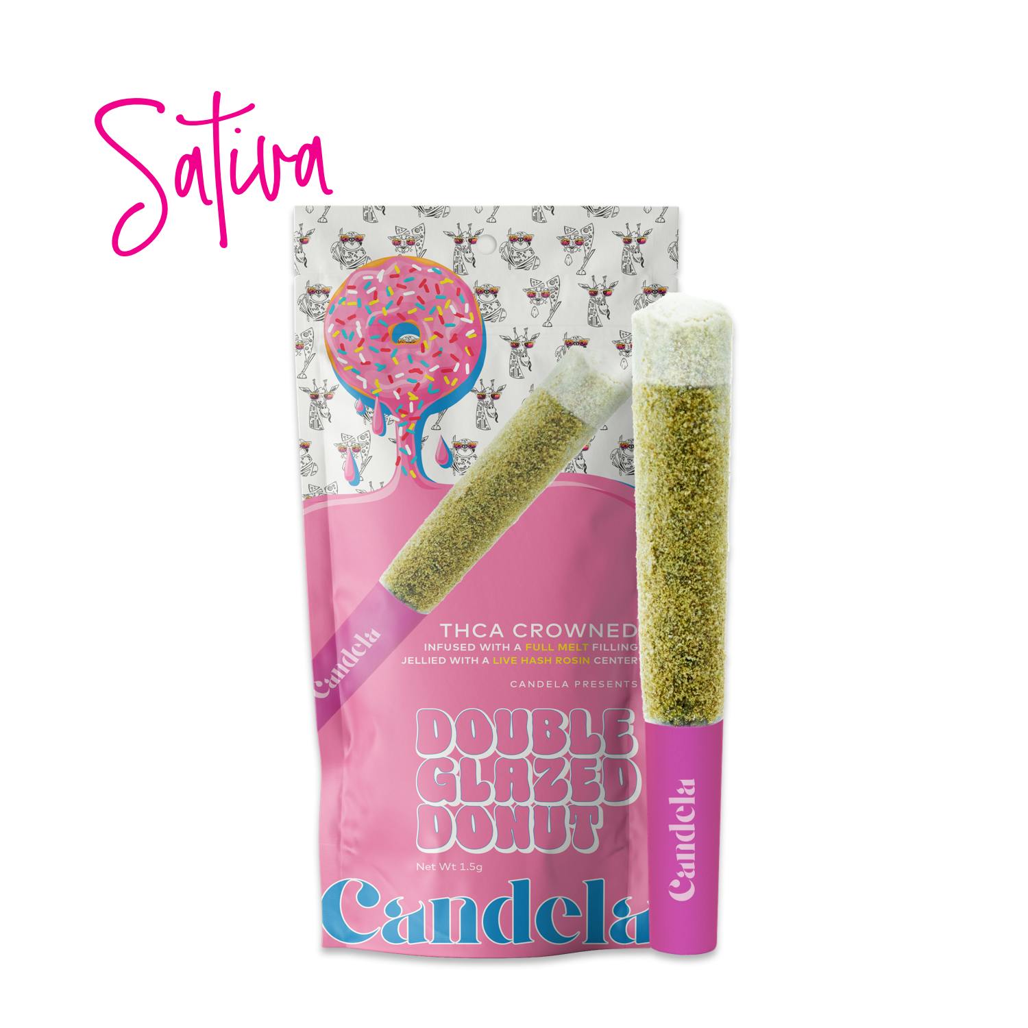 CANDELA | APOLLO X APPLE TARTZ | SATIVA | INFUSED DONUT | 1.5G | REC - Main view