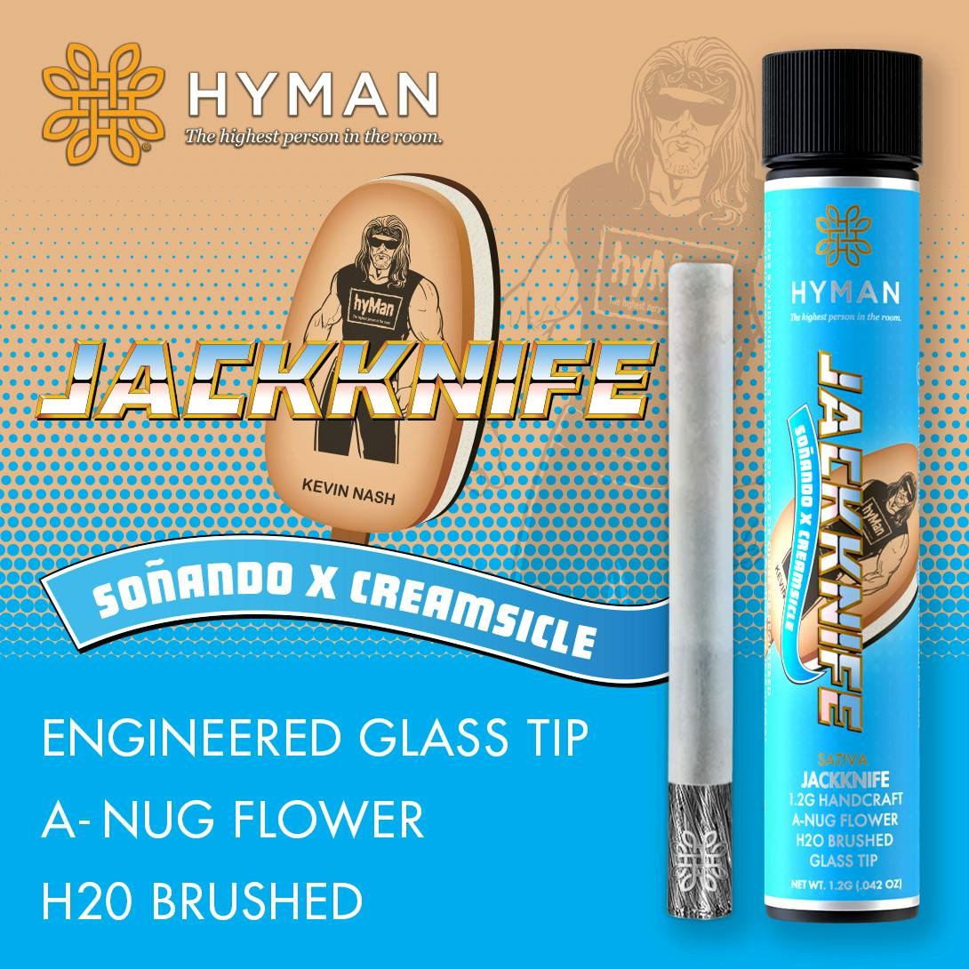 HYMAN | JACKKNIFE | SATIVA | PRE-ROLL PACK | 3G | REC - Main view