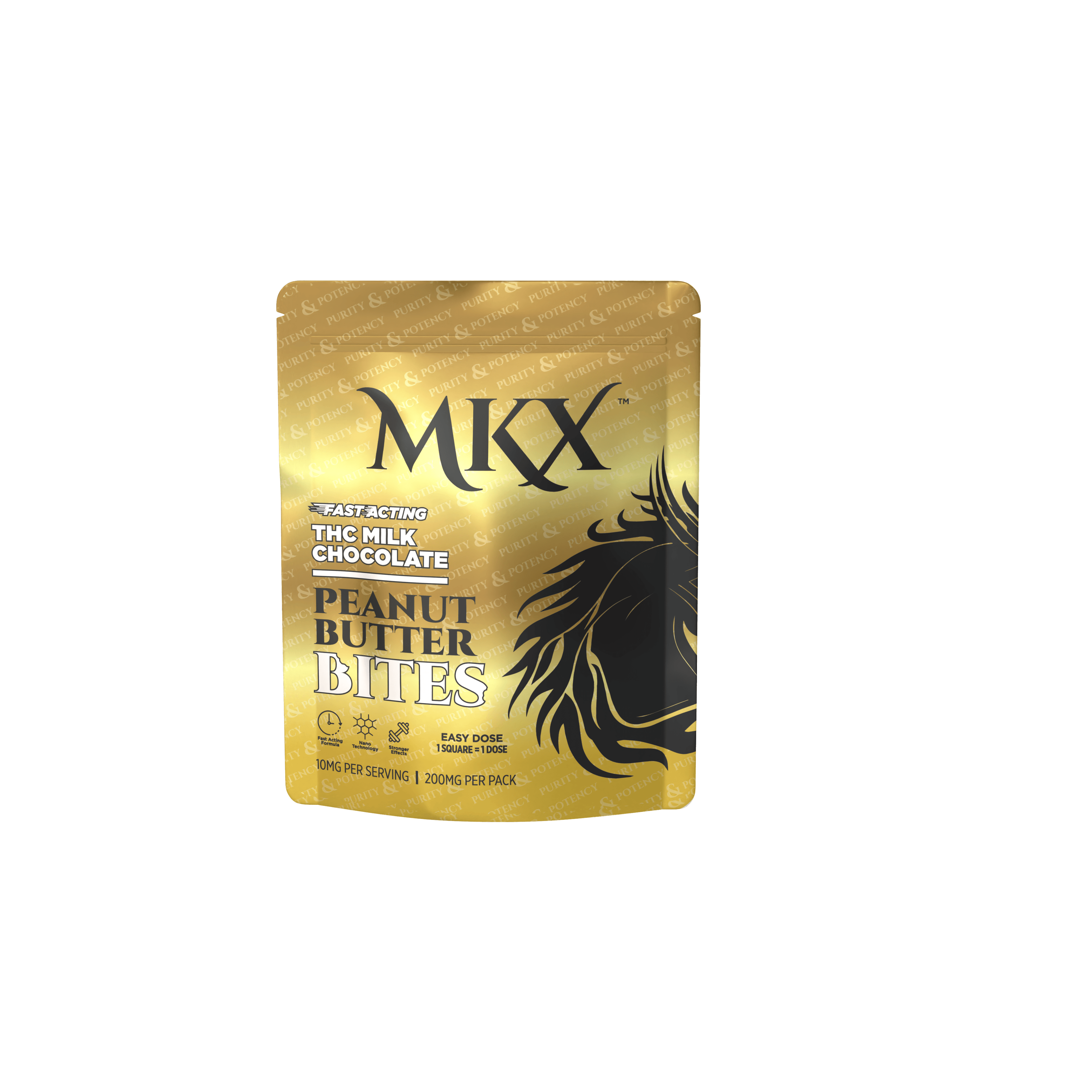 MKX | CHOCOLATE PEANUT BUTTER BITES | HYBRID | CHOCOLATE | 200MG | REC - Main view
