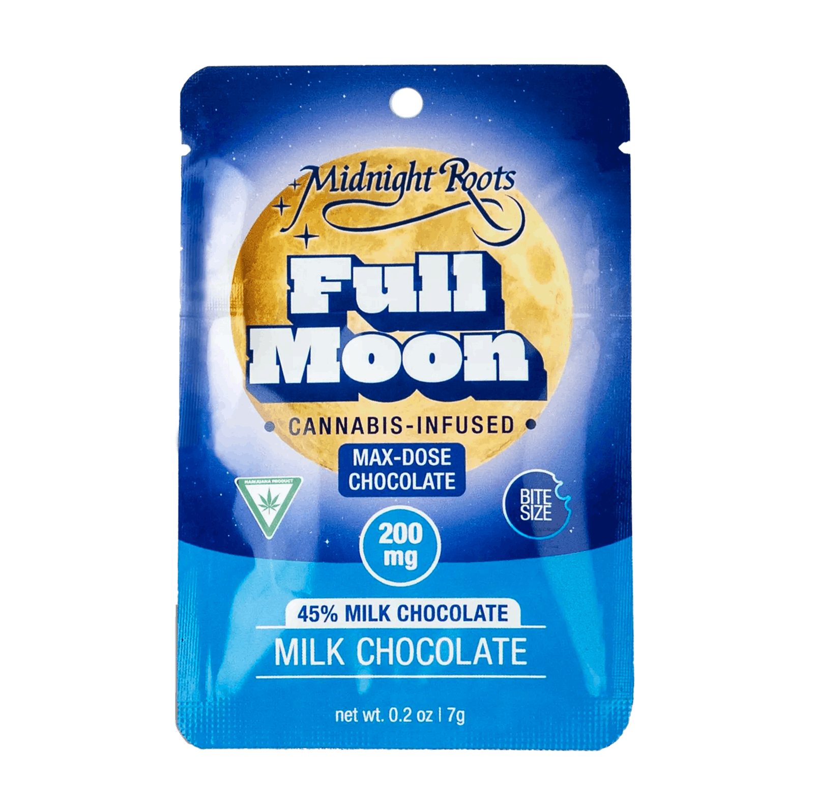 MIDNIGHT ROOTS | MILK CHOCOLATE | FULL MOON | 200MG | REC - Main view