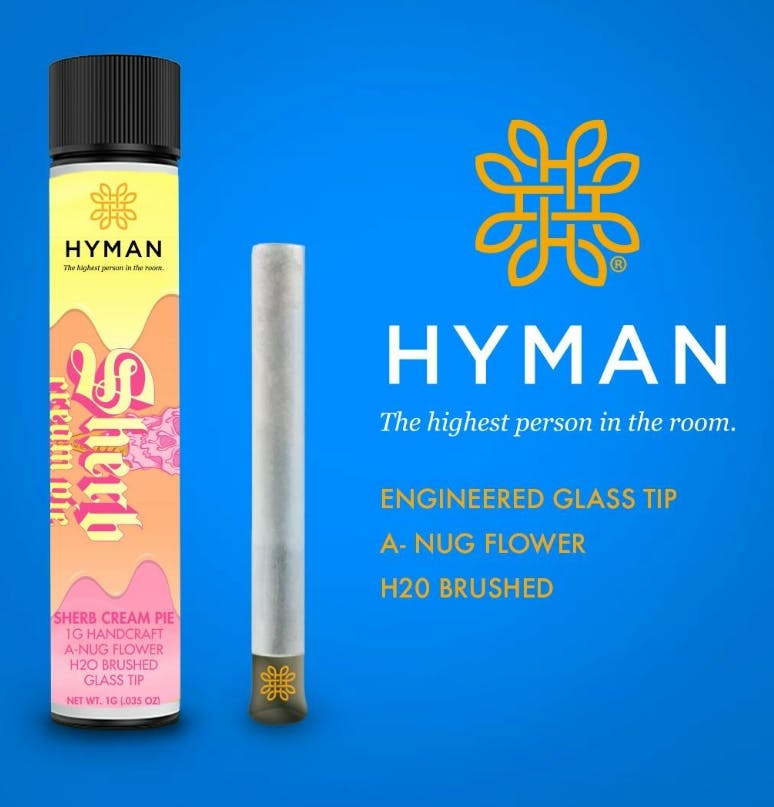 HYMAN | SHERB CREAM PIE | HYBRID | PRE-ROLL | 1.2G | REC - Main view