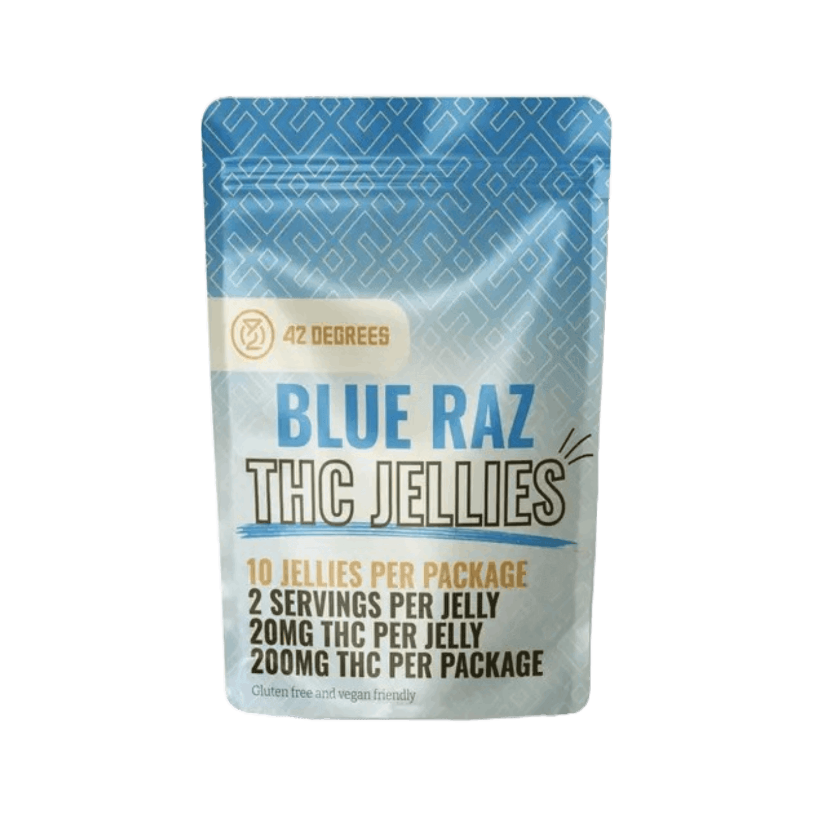 42 DEGREES  | BLUE RAZZ | HYBRID | GUMMIES | 200MG | REC - Main view