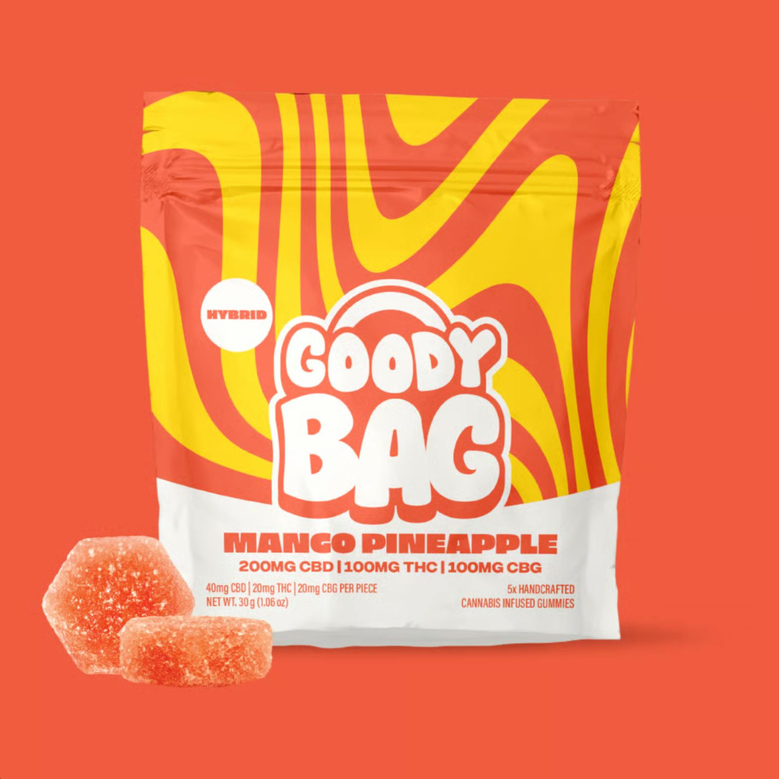 GOODY BAG | MANGO PINEAPPLE | HYBRID |  GUMMIES | REC - Main view