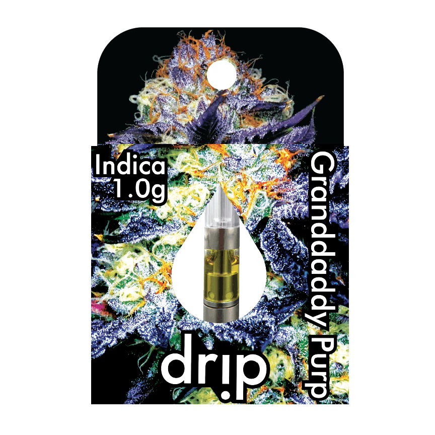 DRIP | GRANDADDY PURP | INDICA | 510 CARTRIDGE | 1G | REC - Main view