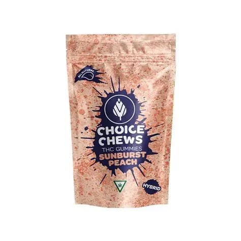 CHOICE | SUNBURST PEACH | HYBRID | GUMMIES | 200MG | REC - Main view
