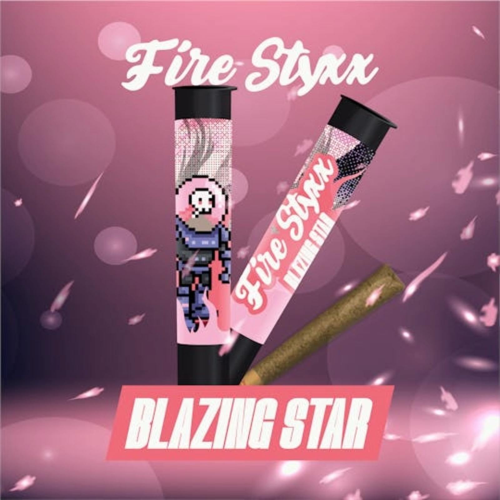 GLORIOUS | FIRE STYXX BLAZING STAR | HYBRID | INFUSED PRE-ROLL | 1G | REC - Main view