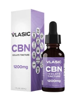 VLASIC | CBN ISOLATE TINCTURE 1200MG | CBD | REC - Main view