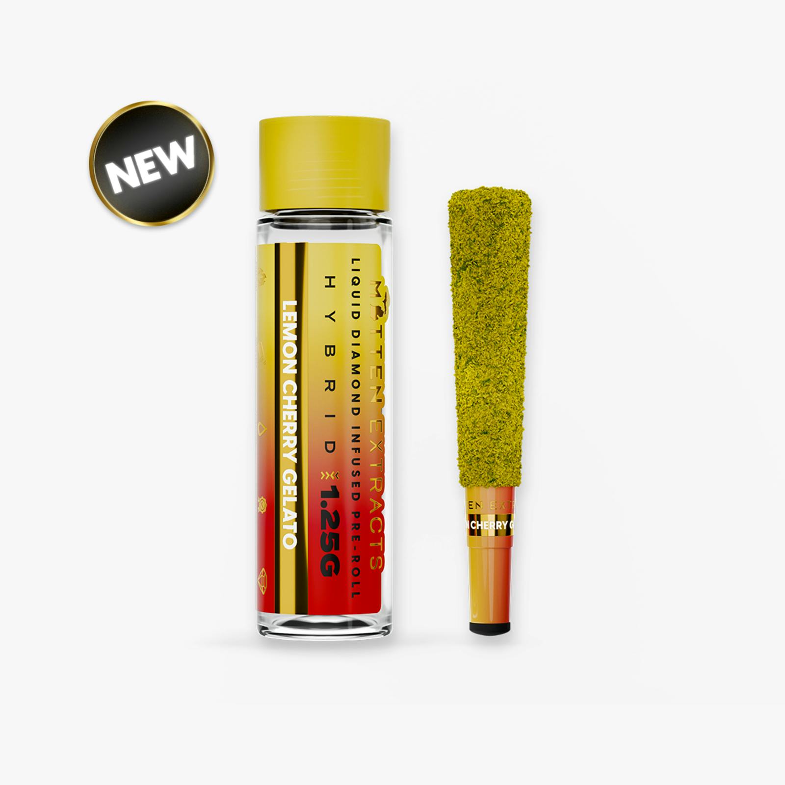MITTEN EXTRACTS | LEMON CHERRY GELATO | HYBRID | INFUSED PRE-ROLL | 1.25G - Main view