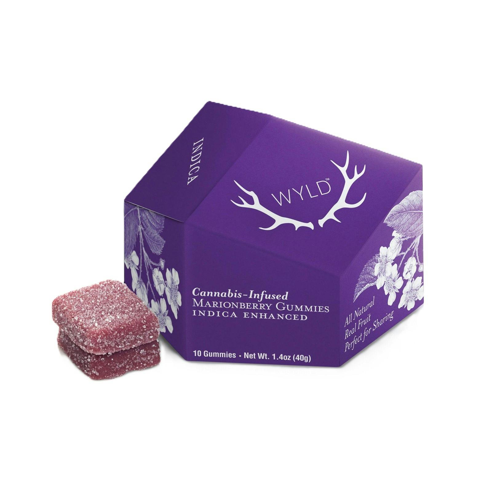 WYLD | MARIONBERRY | INDICA | GUMMIES | 200MG | REC - Main view