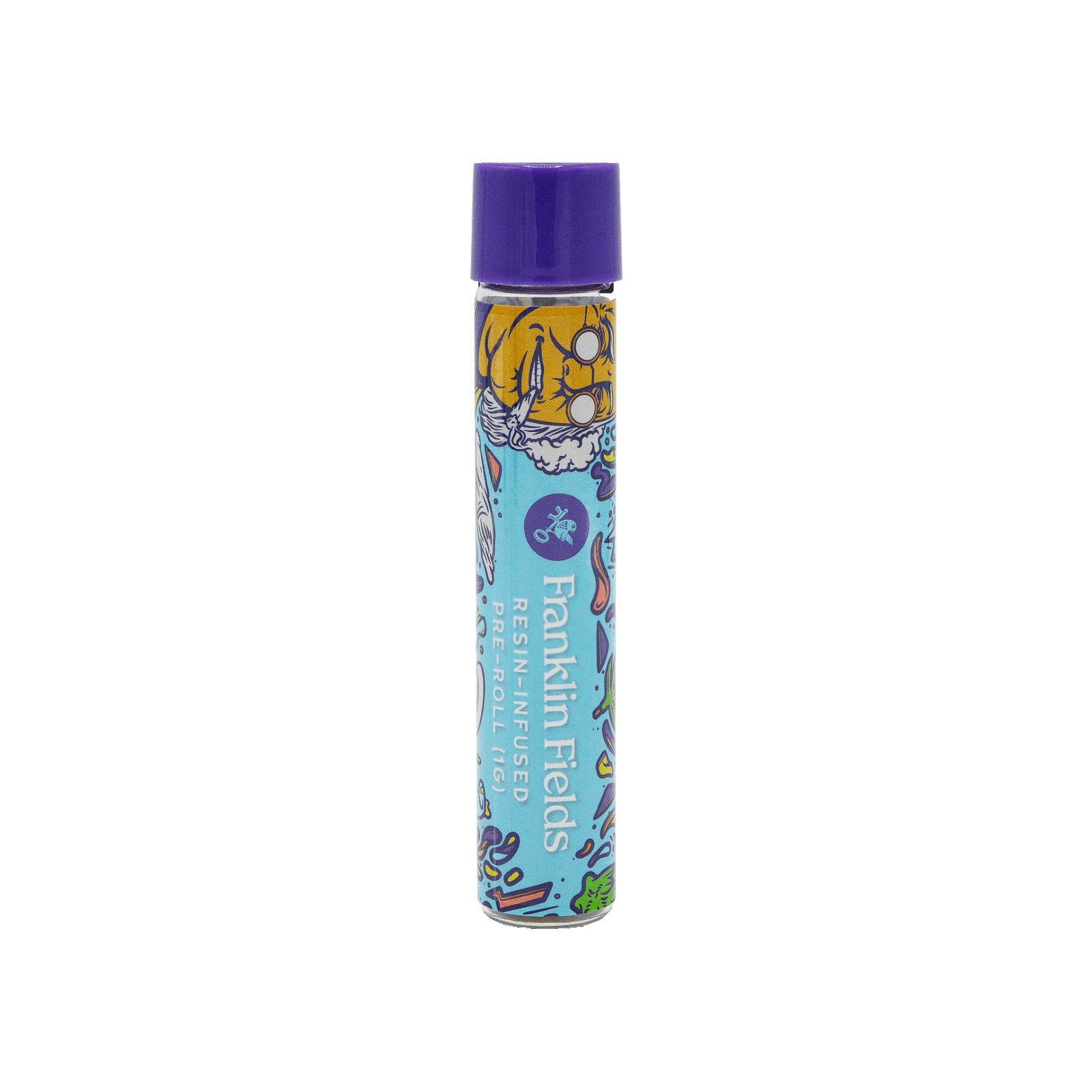 Franklin Fields | Purple Sangria | 1G Live Resin Infused Pre Roll | Hybrid - Main view