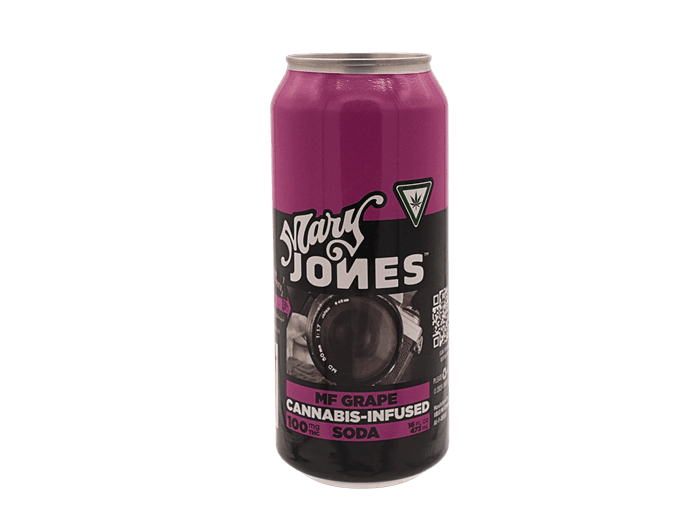 MARY JONES SODA | GRAPE SODA | 100MG BEVERAGE | REC - Main view