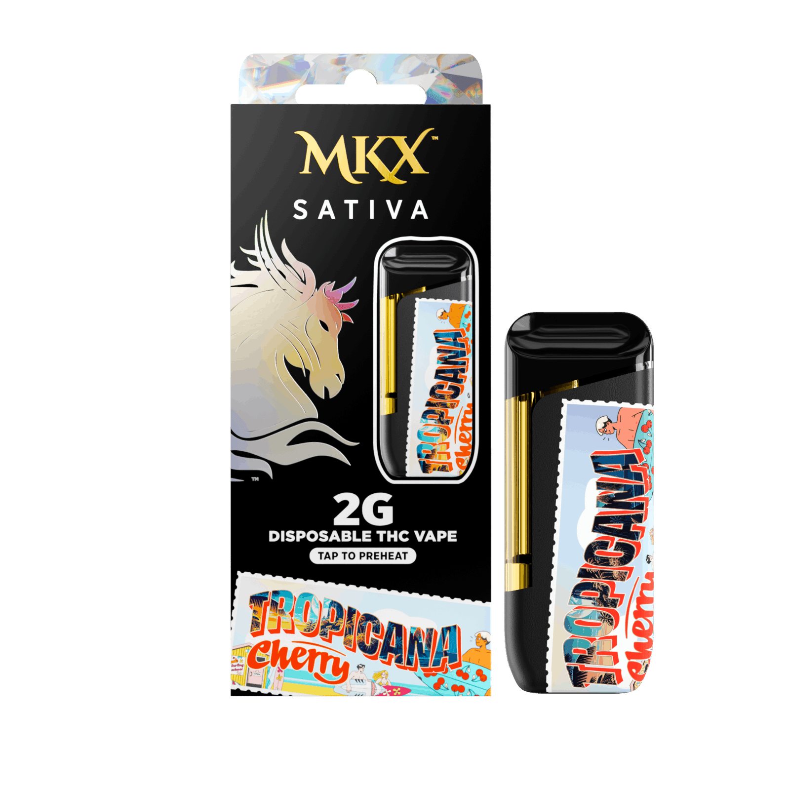 MKX | TROPICANA CHERRY | SATIVA | DISPOSABLE VAPE | 2G | REC - Main view