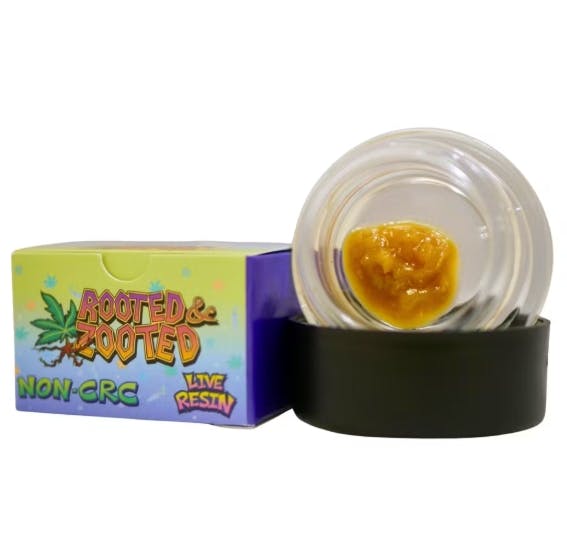 ROOTED & ZOOTED | PAPAYA PUNCH | INDICA | LIVE ROSIN | 1G | REC - Main view