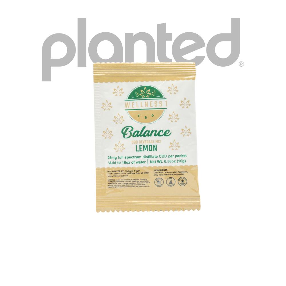 WELLNESS 1 | BALANACE CBD | DRINK ENHANCER | 25MG PACKET | CBD - Main view