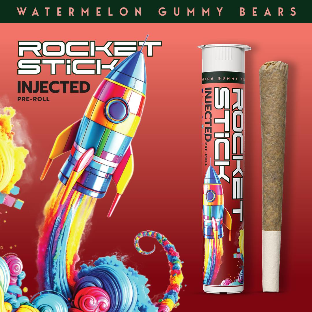 ROCKET | ROCKET STYXX WATERMELON GUMMY BEARS | HYBRID | | INFUSED PRE-ROLL | 1.2G | REC - Main view