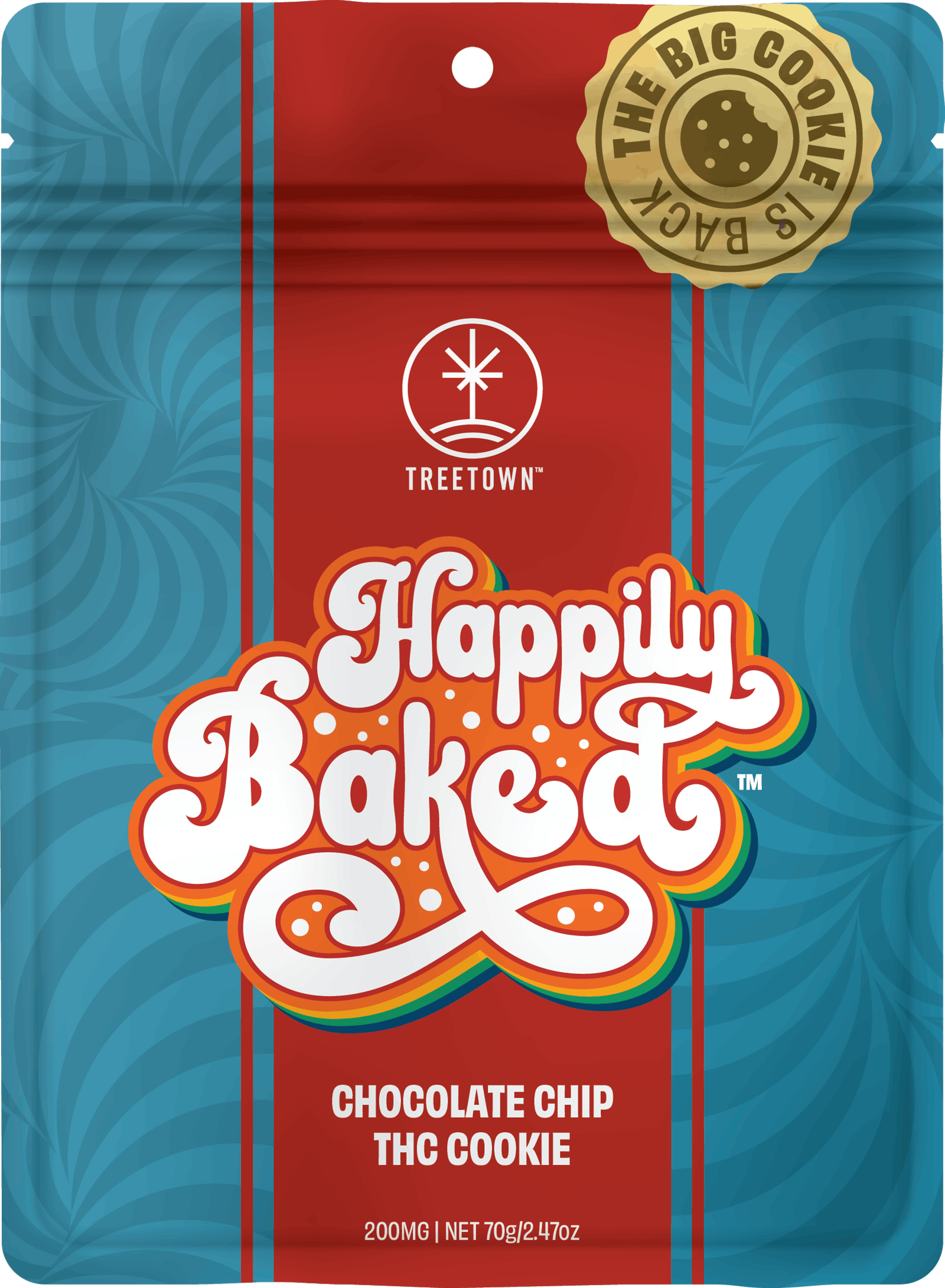 HAPPILY BAKED | CHOCOLATE CHIP COOKIE | 200MG | REC - Main view