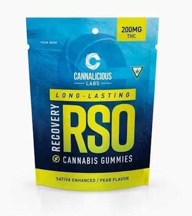 CANNALICIOUS | PEAR | SATIVA | GUMMIES | 200MG | REC - Main view