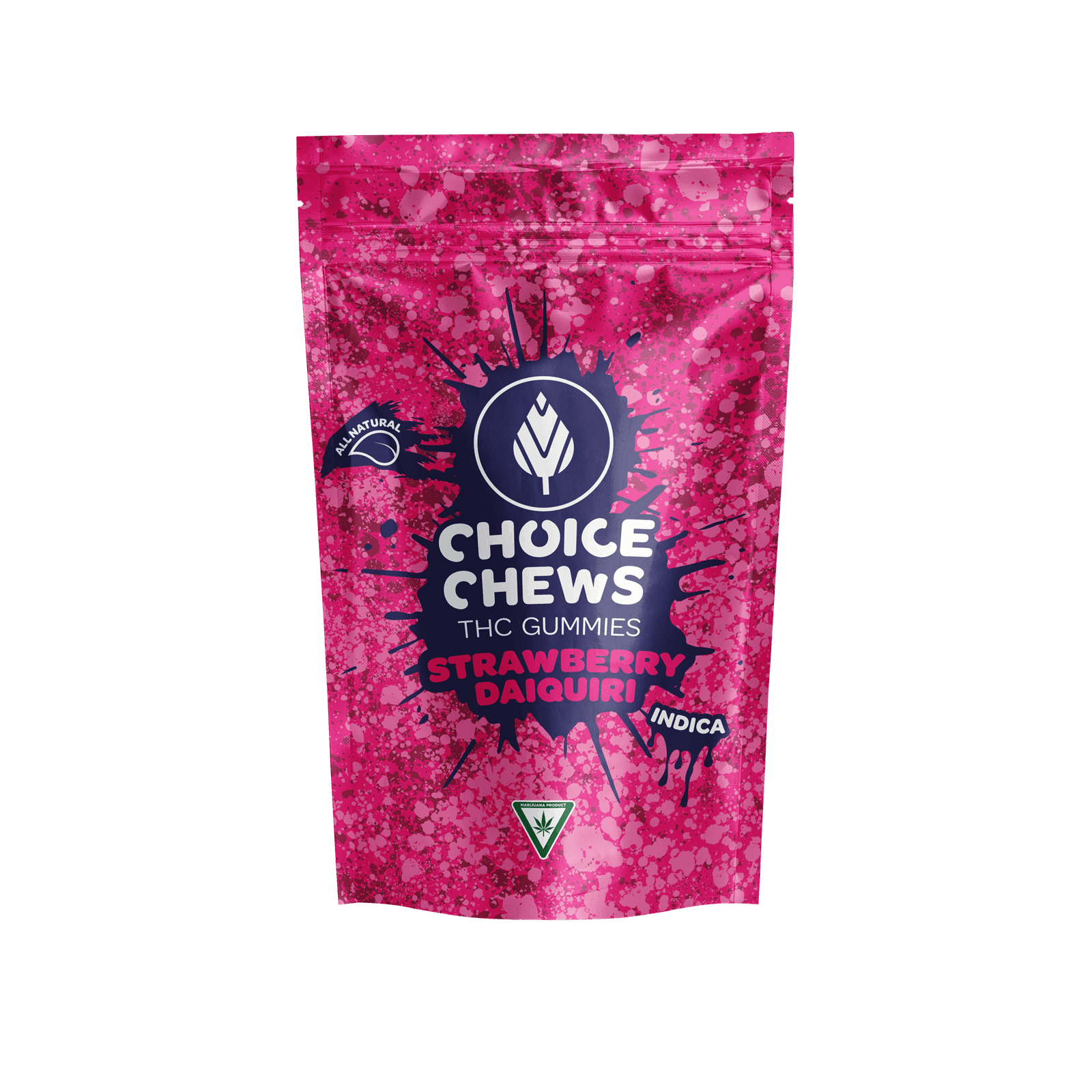 CHOICE | STRAWBERRY DAIQUIRI | INDICA | GUMMIES | 200MG | REC - Main view