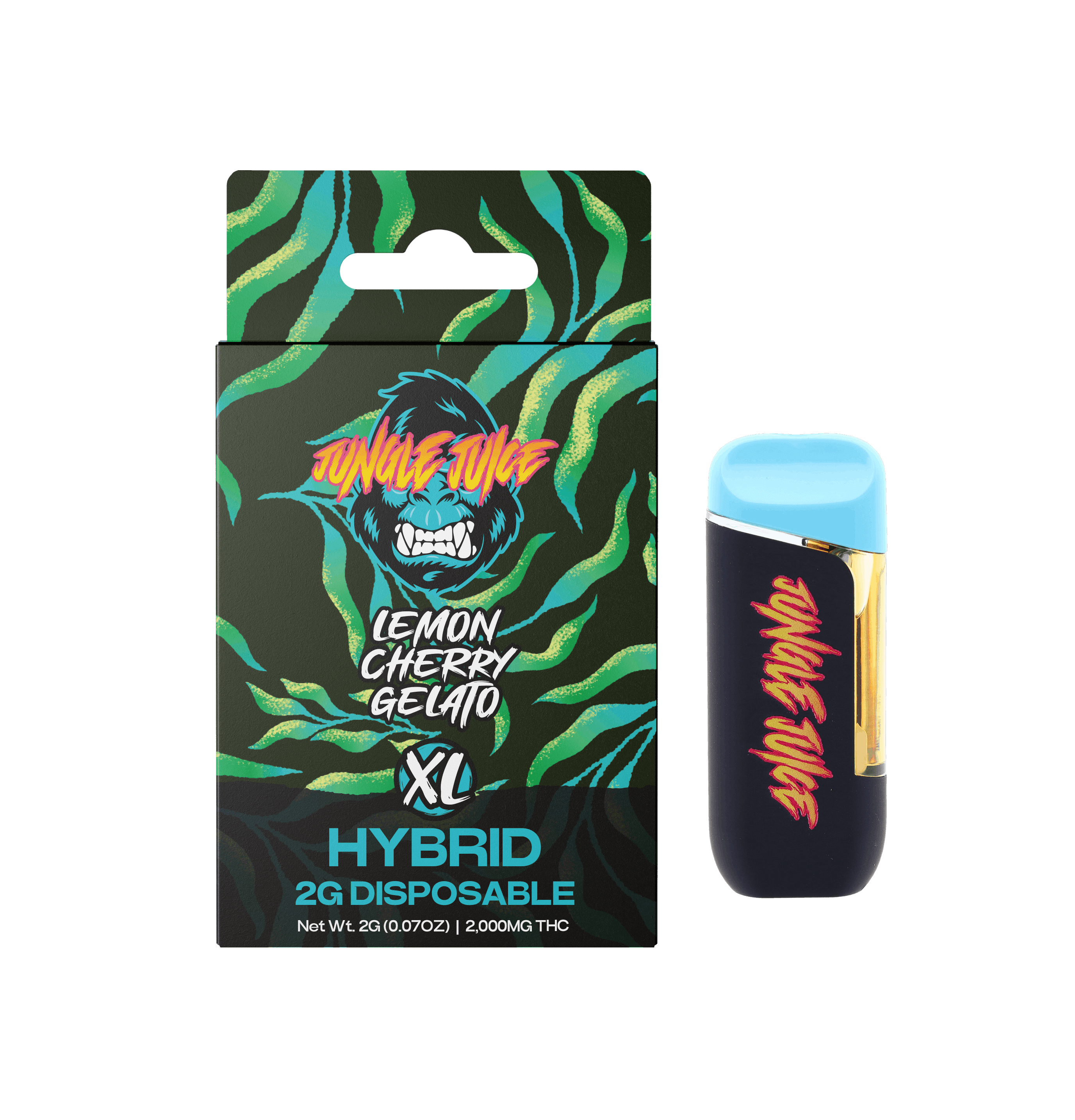 JUNGLE JUICE | LEMON CHERRY GELATO | HYBRID | DISPOSABLE | 2G - Main view